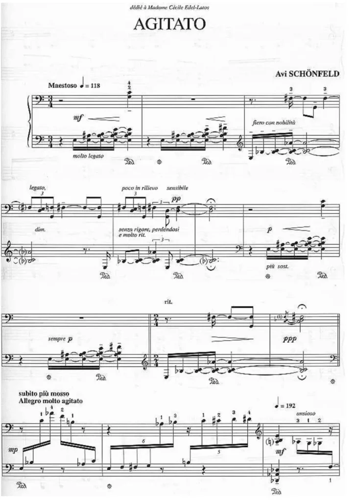 Agitato first page