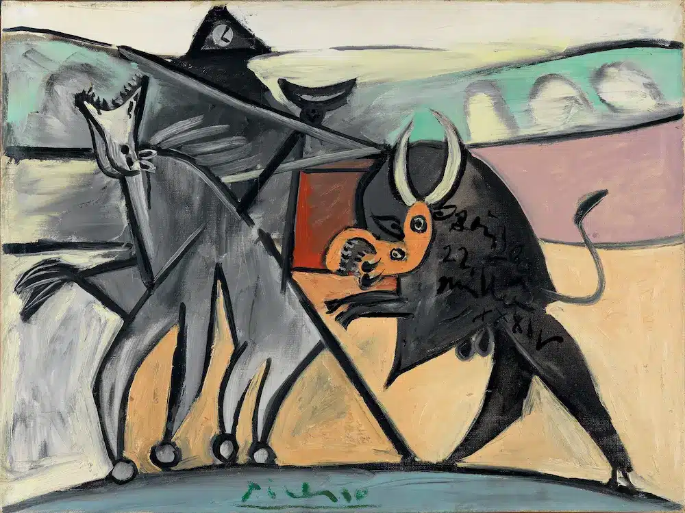 Bullfight - Picasso, Pablo (1934) - Avi Schönfeld Animato for piano