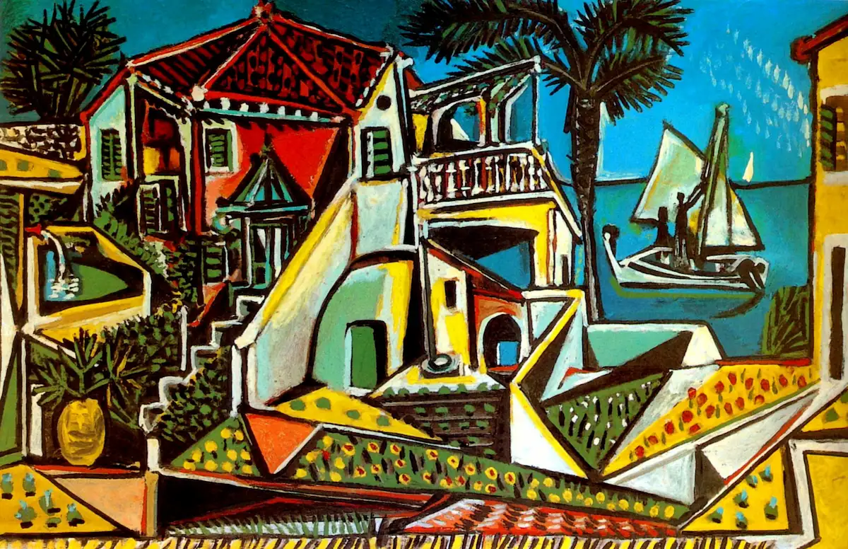 Mediterranean Landscape Pablo Picasso - Sonatina Avi Schönfeld