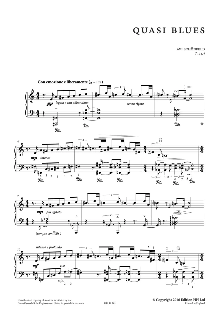 Quasi Blues Avi Schönfeld