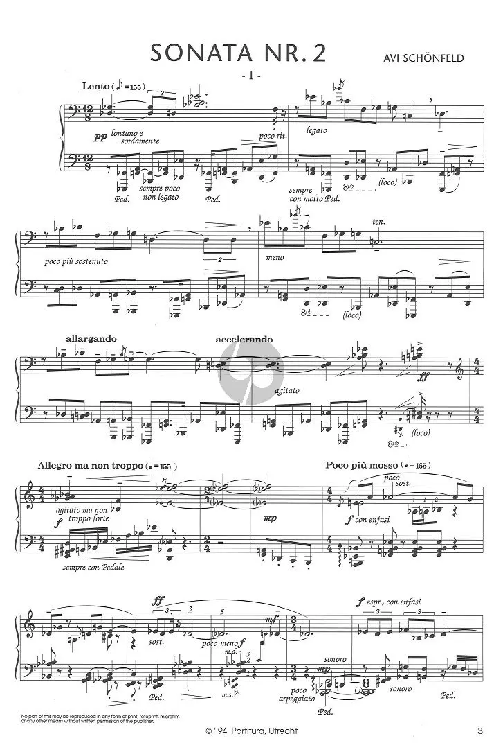 Sonata no. 2 mvt. 1